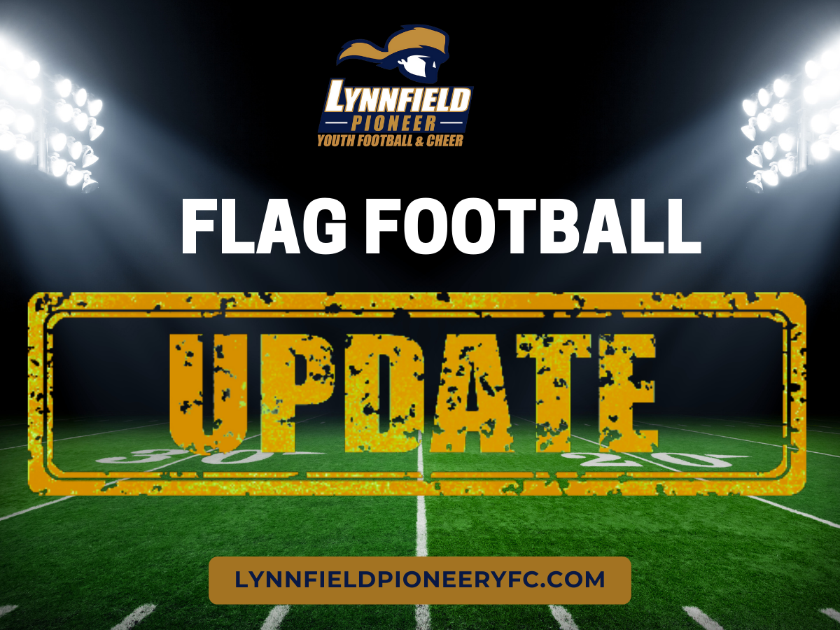 Flag Football Schedule for next two weeks (Playoffs) Lynnfield