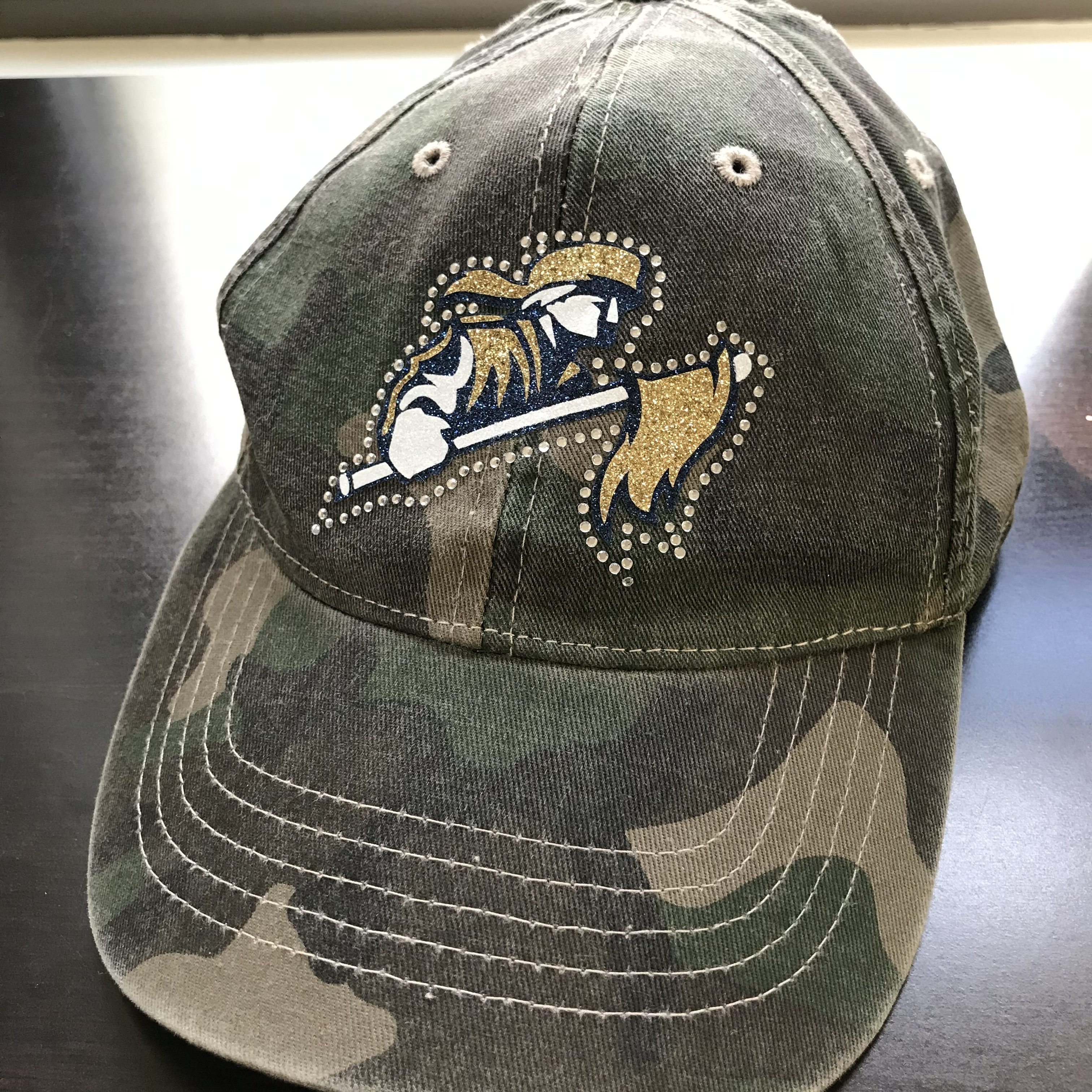 Camo Bling Hat Front Camo Bling Hat $25